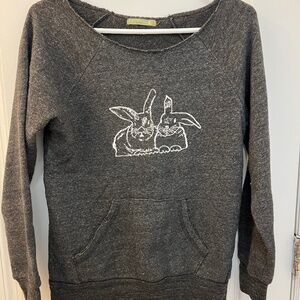 Off the shoulder sweatshirt